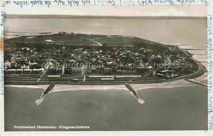 NORDERNEY Nordseebad Fliegeraufnahme