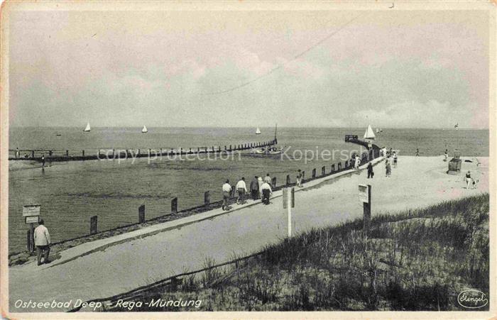 DEEP  Greiffenberg Mrzezyno Ostseebad PL Rega Muendung Feldpost