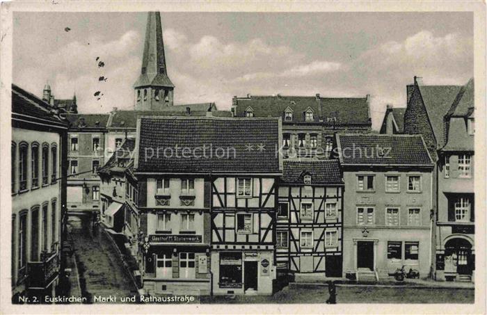 Euskirchen NRW Markt und Rathausstrasse