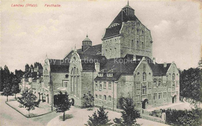 LANDAU  PFALZ Festhalle Feldpost