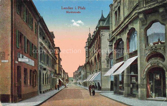 LANDAU  PFALZ Marktstrasse