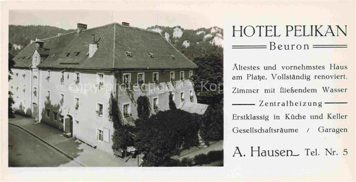 Beuron Donautal Hotel Pelikan