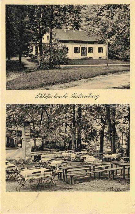 Lenggries Schlossschenke Hohenburg Gartenwirtschaft