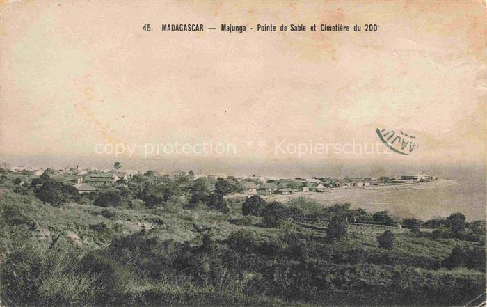 Madagascar Madagaskar Najunga Pointe de Sable et Cimetiere du 200e