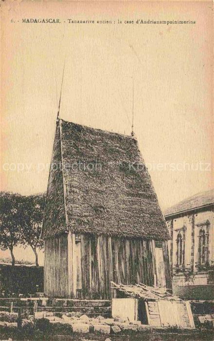 Madagascar Madagaskar Tanauarive ancien la case d'Andrianampoinimarina