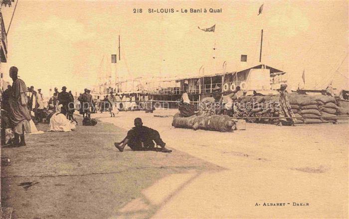 St Louis  Senegal Le Bani a Quai