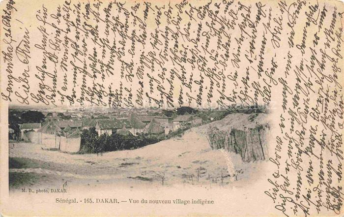 DAKAR Senegal Vue du nouveau village indigene