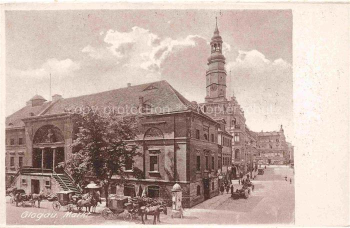 Glogau Niederschlesien GLOGOW PL Markt