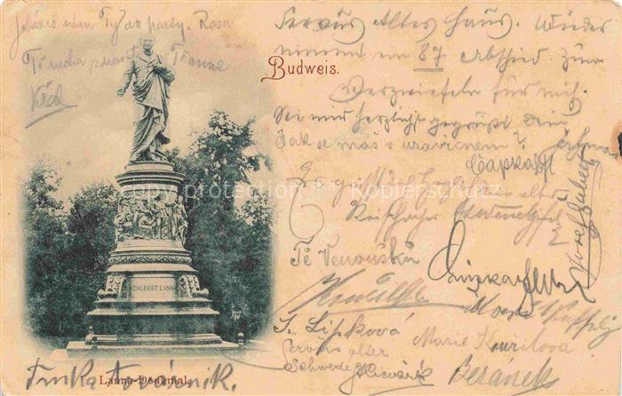 Budweis CESKE BUDEJOWICE Cesky Budejovic CZ Lanna Denkmal KK Tabakfabriken