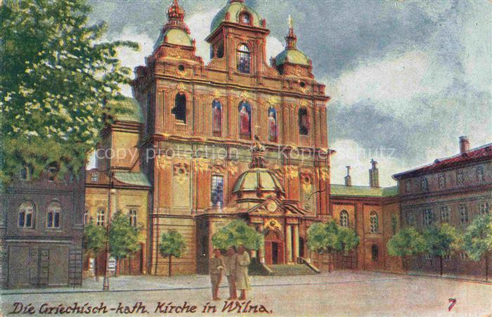 Wilna VILNIUS Wilno Lithuania Griechisch kath Kirche