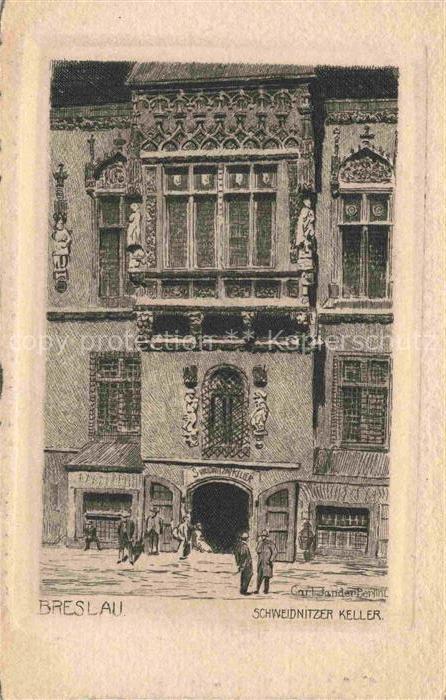 Breslau WROCLAW PL Schnednitzer Keller
