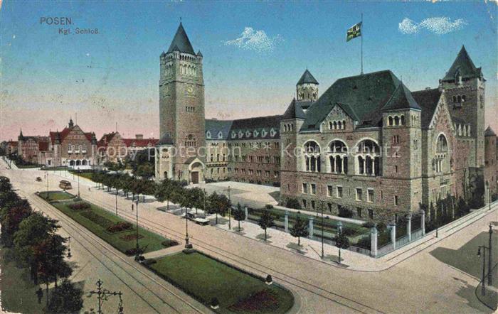 Posen  POZNAN PL Kgl Schloss Feldpost