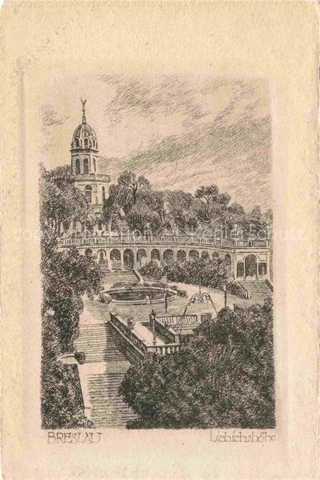 Breslau WROCLAW PL Liebichshoehe