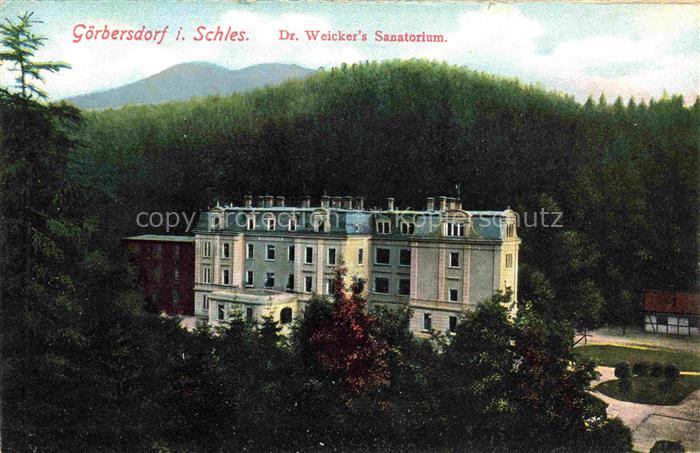 Goerbersdorf  Sokolowsko Schlesien PL Dr Weickers Sanatorium