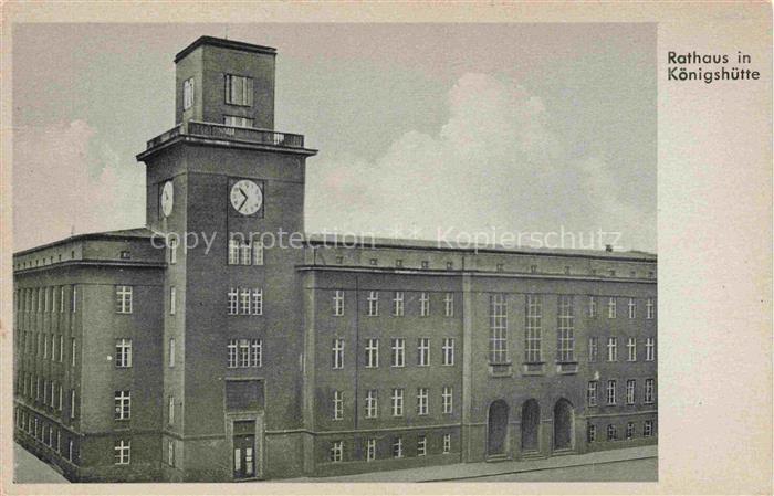 Koenigshuette  Oberschlesien Chorzow PL Rathaus