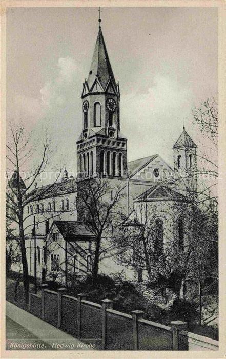 Koenigshuette  Oberschlesien Chorzow PL Hedwig Kirche