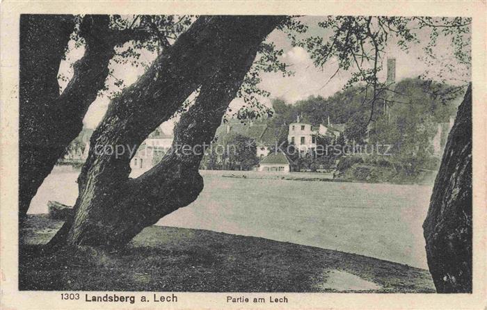 Landsberg Lech Bayern Partie am Lech