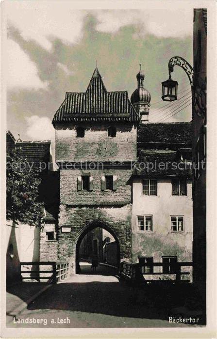 Landsberg Lech Bayern Baeckertor