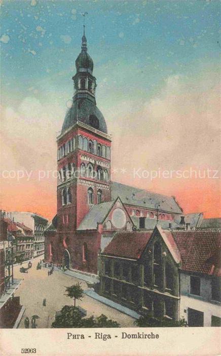 RIGA Latvia Domkirche Feldpost