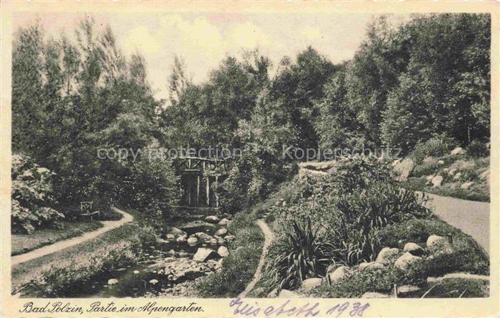 Bad Polzin Polczyn-Zdroj PL Partie im Alpengarten