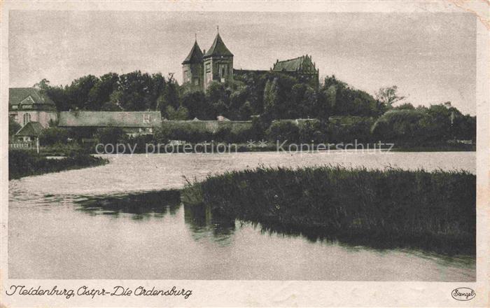 Neidenburg Nidzica Nibork Ostpreussen PL Die Ordensburg