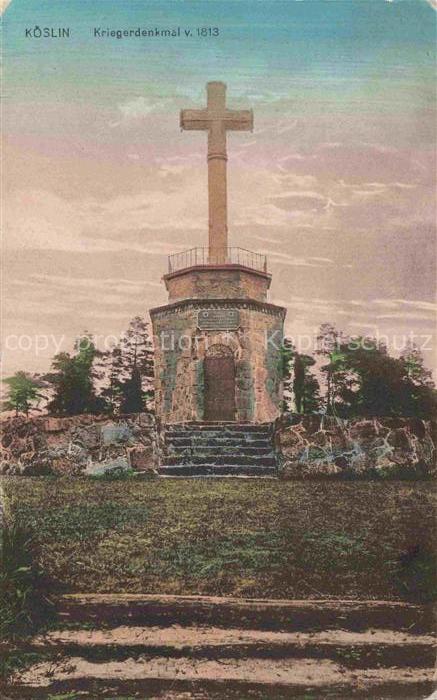 Koeslin Pommern Koszalin PL Kriegerdenkmal von 1813