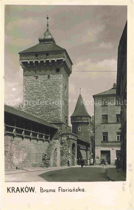 KRAKOW Krakau PL Brama Florianska