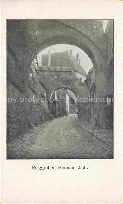 Hermannstadt Siebenbuergen Ringgraben Feldpost