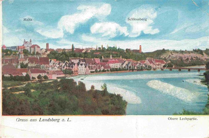 Landsberg Lech Bayern Obere Lechpartie Malta Schlossberg