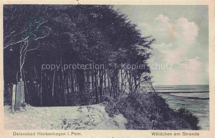 HENKENHAGEN Ustronie Morskie PL Waeldchen am Strande