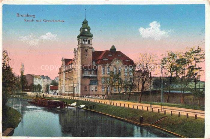 Bromberg  Brahe Westpreussen BYDGOSZCZ PL Kunst und Gewerbeschule