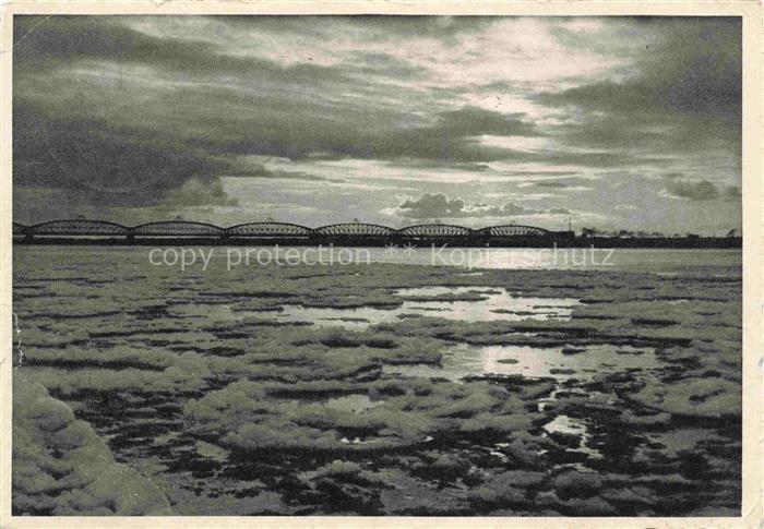 Graudenz GRUDZIADZ Westpreussen PL Eistreiben auf der Weichsel