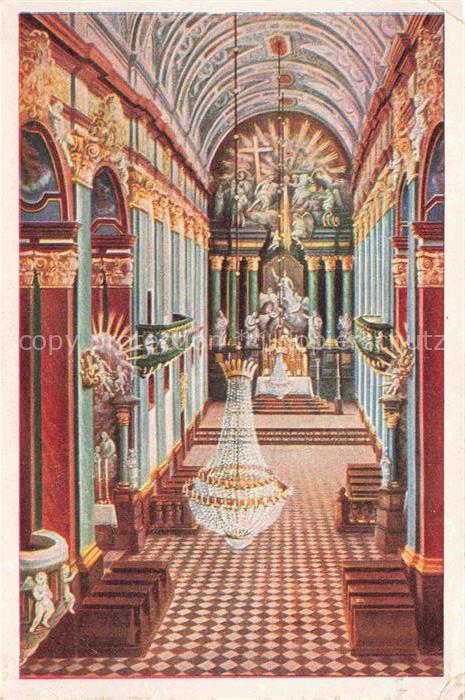 Tschenstochau Schlesien CZESTOCHOWA PL Hauptschiff der Basilika Inneres