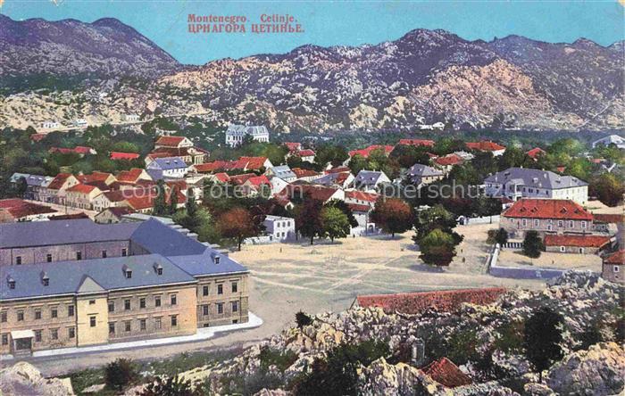 Cetinje Cetigne Montenegro Panorama