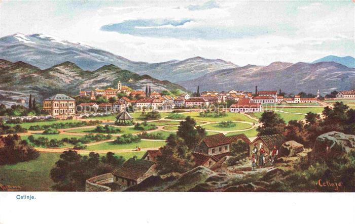 Cetinje Cetigne Montenegro Panorama