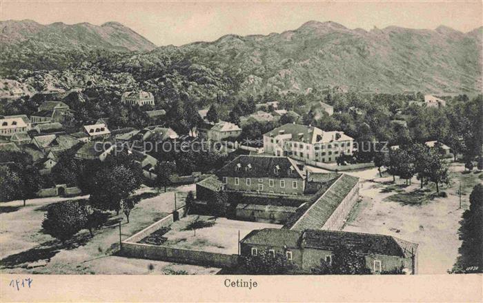 Cetinje Cetigne Montenegro Panorama