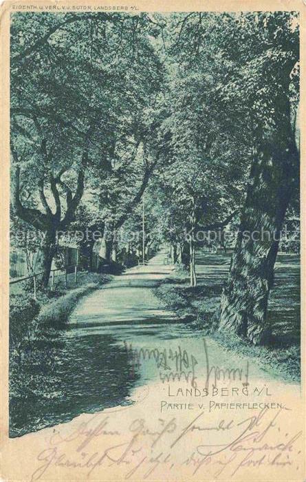 Landsberg Lech Bayern Partie vom Papierflecken