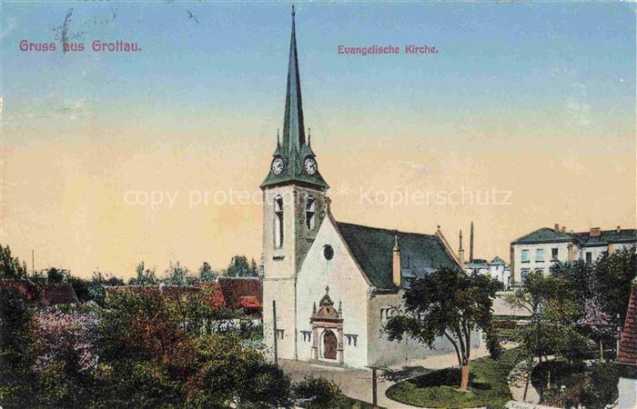 Grottau Hradek nad Nisou CZ Ev Kirche