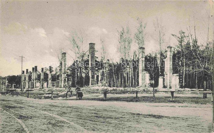 Baranowitschi BARANAWITSCHY Baranowitz Belarus Russische Zerstoerung auf Bahnhof