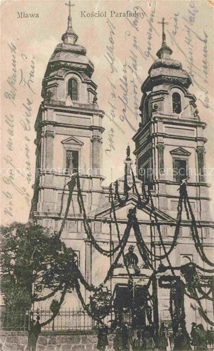 Mlawa Mielau Ostpreussen PL Kosciol Parafialny