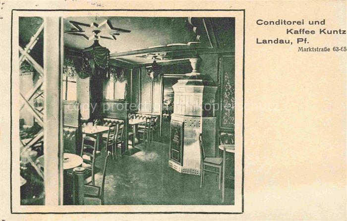 LANDAU  PFALZ Konditorei Kaffee Kuntz