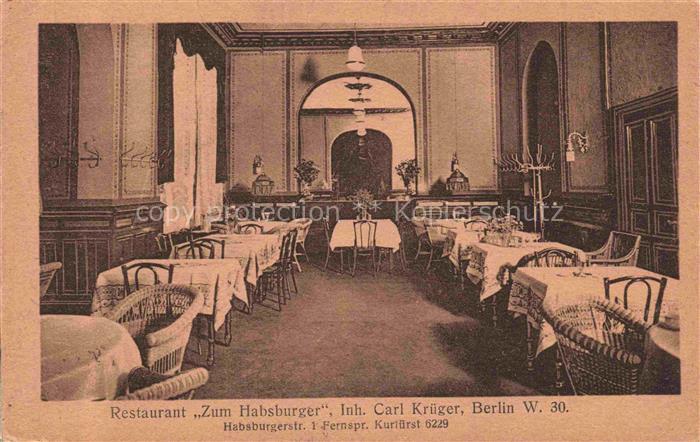 BERLIN  CITY Restaurant Zum Habsburger