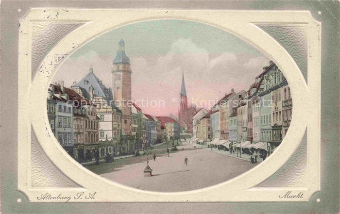 ALTENBURG  (S.A.) Thueringen Markt