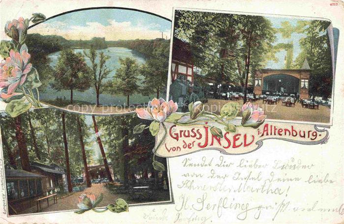 ALTENBURG  (S.A.) Thueringen Insel Ansichten