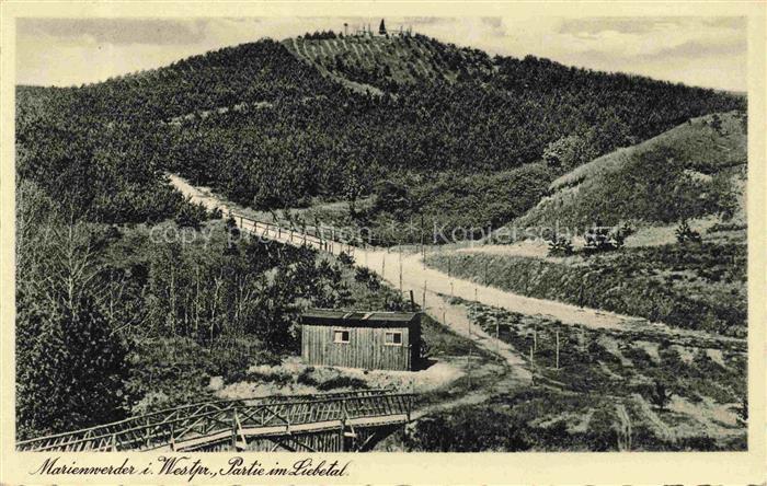 Marienwerder  Westpreussen Kwidzyn PL Partie im Liebetal