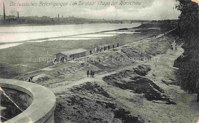 Warschau WARSZAWA PL Russische Befestigungen in Vorstadt Praga