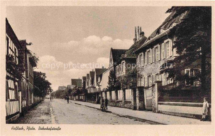 Hassloch Pfalz Bahnhofstrasse