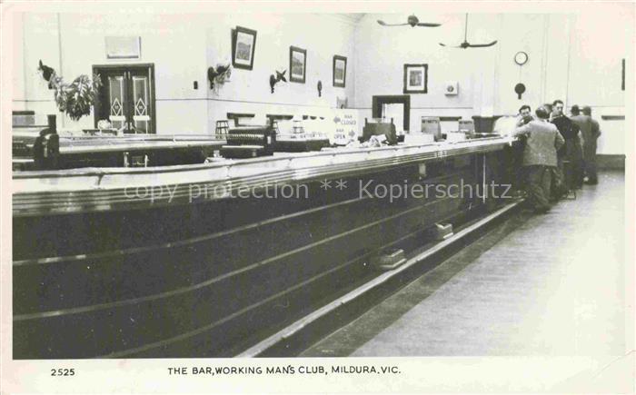 Mildura Victoria Australia The Bar Working Mans Club