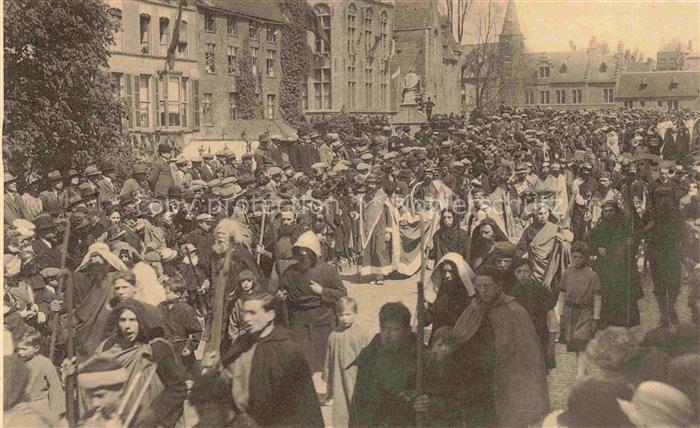 Bruges  BRUGGE Belgie Procession du St Sang La Presentation au Temple