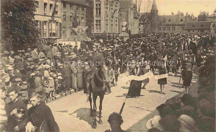 Bruges  BRUGGE Belgie Procession du St Sang Le Centurion